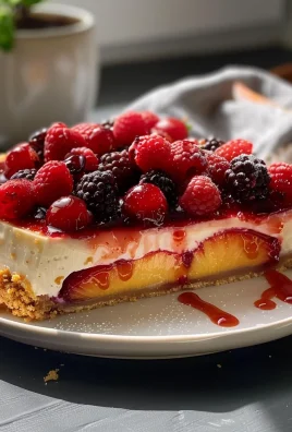 Summer Berry and Peach Cheesecake: A Refreshing Delight for Every Occasion