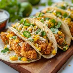 The Ultimate Guide to Fried Chicken Street Corn Tacos with Jalapeño Lime Ranch: A Flavorful Fiesta in Every Bite
