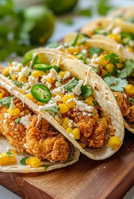 The Ultimate Guide to Fried Chicken Street Corn Tacos with Jalapeño Lime Ranch: A Flavorful Fiesta in Every Bite