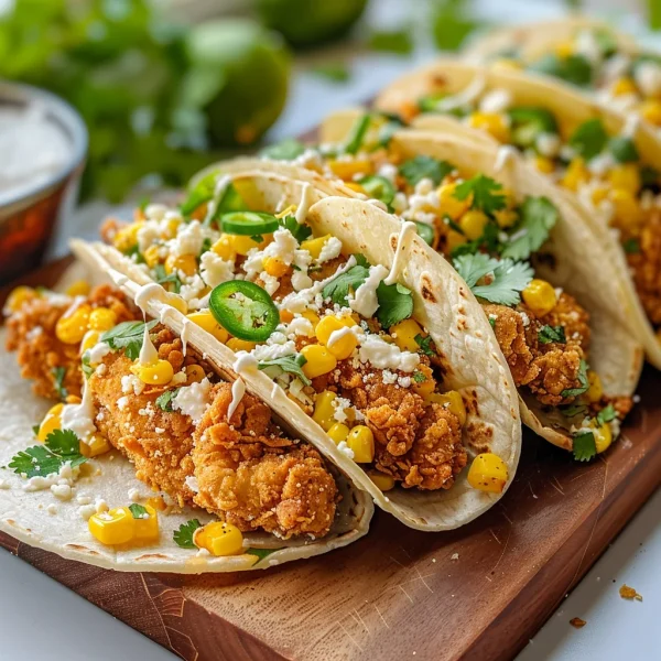 The Ultimate Guide to Fried Chicken Street Corn Tacos with Jalapeño Lime Ranch: A Flavorful Fiesta in Every Bite