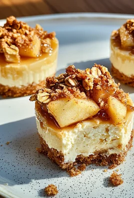 Apple Crisp Mini Cheesecakes