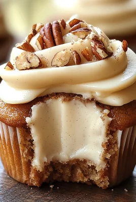 Banana Cinnamon Pecan Cupcakes with Cream Cheese Frosting