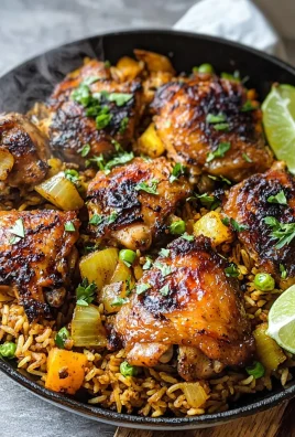 Caribbean Chicken and Spiced Rice