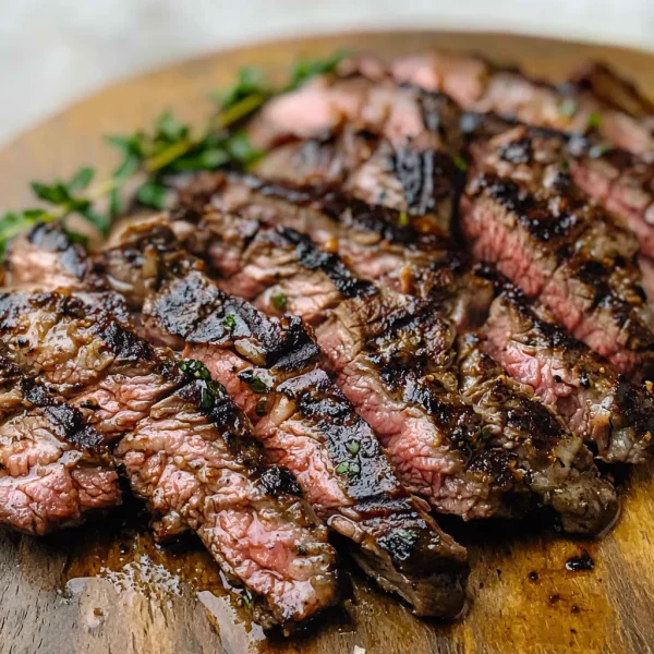 Charred and Juicy Marinated Skirt Steak