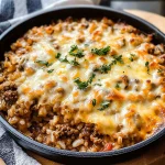 Cheesy Hamburger Rice Casserole