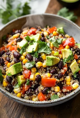 Chili-Lime Quinoa Black Bean Salad with Corn