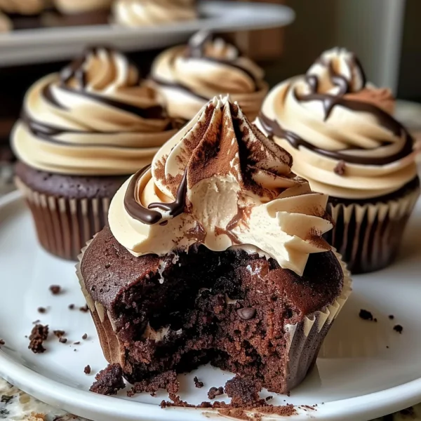 Chocolate Coffee Cream Cupcakes Recipe You'll Love