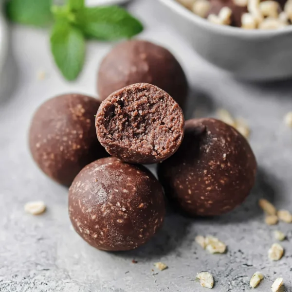 Chocolate Mint Protein Bites