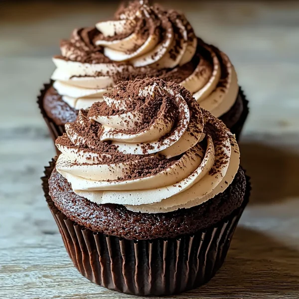 Chocolate Tiramisu Cupcakes