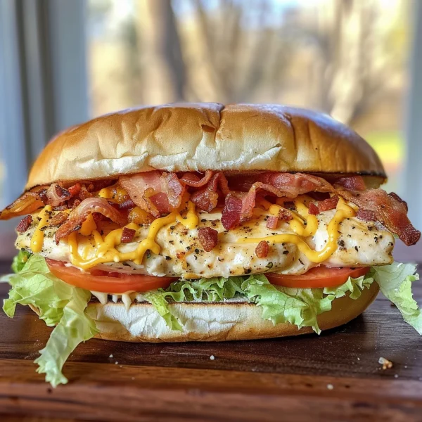 Chopped Chicken Bacon Ranch Sandwich Recipe
