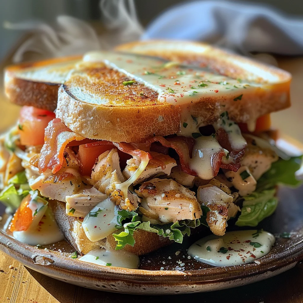 Chopped Chicken Bacon Ranch Sandwich Recipe image 2