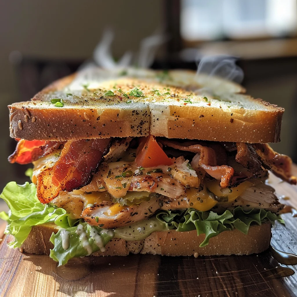 Chopped Chicken Bacon Ranch Sandwich Recipe image 4