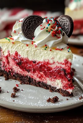 Christmas Red Velvet Cheesecake