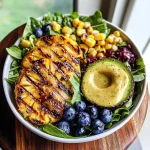 Creamy Citrus Dressing + Grilled Pineapple Salad