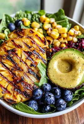 Creamy Citrus Dressing + Grilled Pineapple Salad