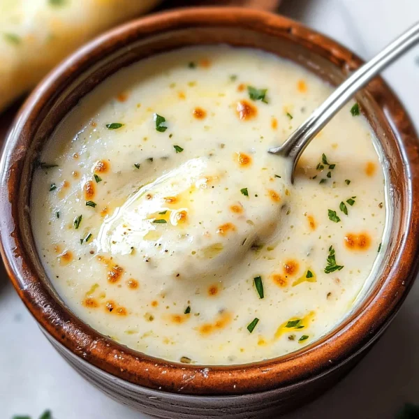 Creamy Parmesan Garlic Pizza Dip