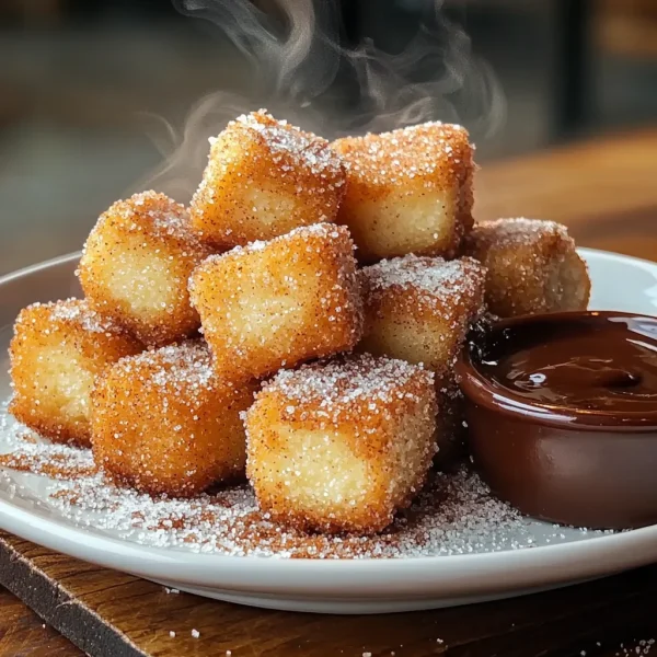 Crispy Angel Cake Churro Bites