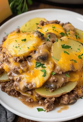 Crockpot Hamburger Potato Casserole