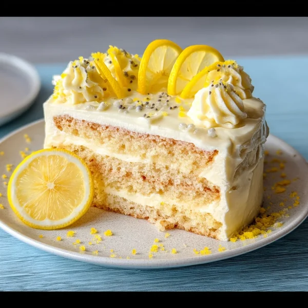 Easy Lemon Birthday Cake Recipe