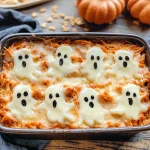 Halloween Buffalo Chicken Dip (Booffalo Dip)