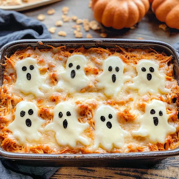 Halloween Buffalo Chicken Dip (Booffalo Dip)