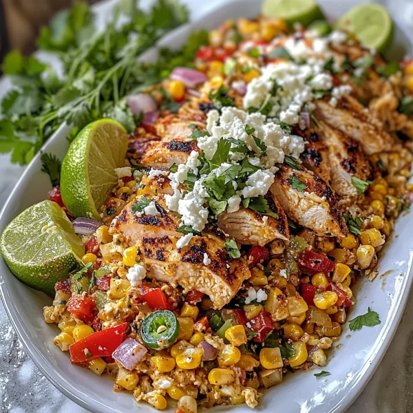 Healthy Street Corn-Inspired Chicken Salad