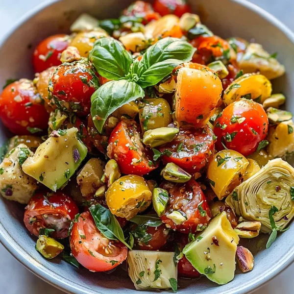 High-Protein Tomato & Basil Salad