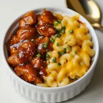 High Protein Honey BBQ Chicken Mac & Cheese