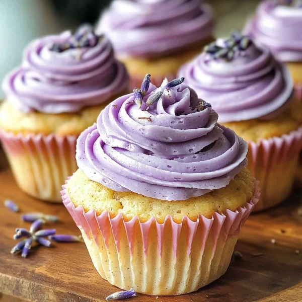 Lavender Earl Grey Tea Cupcakes