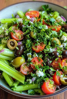 Mediterranean Celery Salad