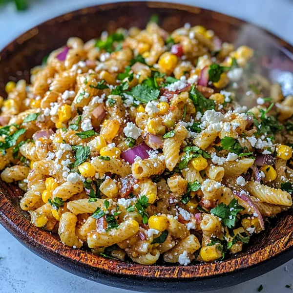 Mexican Street Corn Pasta Salad Recipe | Easy & Flavorful
