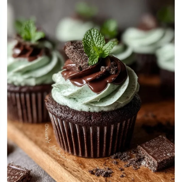 Mint Chocolate Cupcakes