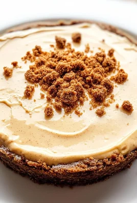 No Bake Cookie Butter Cheesecake