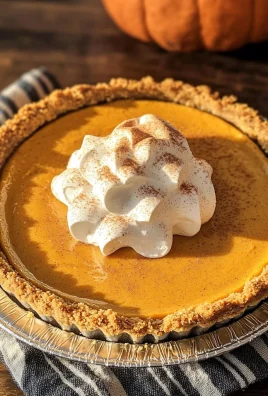 No Bake Marshmallow Pumpkin Pie