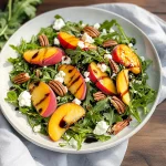 Peach Arugula Salad