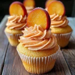 Peach Bellini Cupcakes