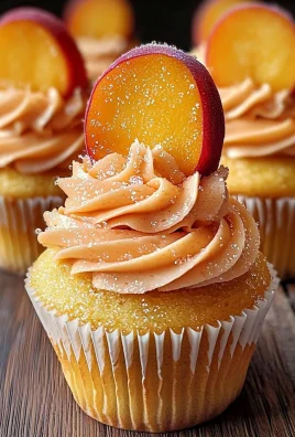 Peach Bellini Cupcakes