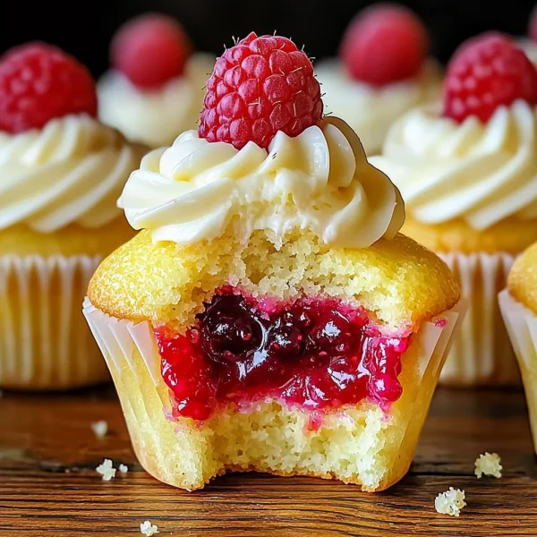 Raspberry Lemon Heaven Cupcakes