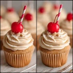 Root Beer Float Cupcakes