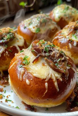 Smoked Brisket & beef broth Cheese Pretzel Bombs: A Game-Changing Appetizer