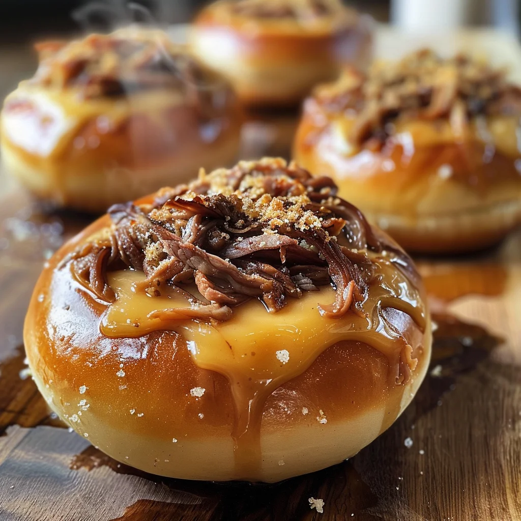 Smoked Brisket & beef broth Cheese Pretzel Bombs: A Game-Changing Appetizer image 4