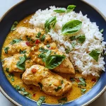 Spiced Coconut Basil Chicken with Rice: A Flavorful Delight