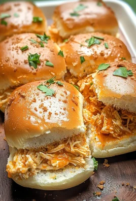 Spicy Buffalo Chicken Sliders