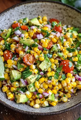 Summer Corn Salad with Avocado
