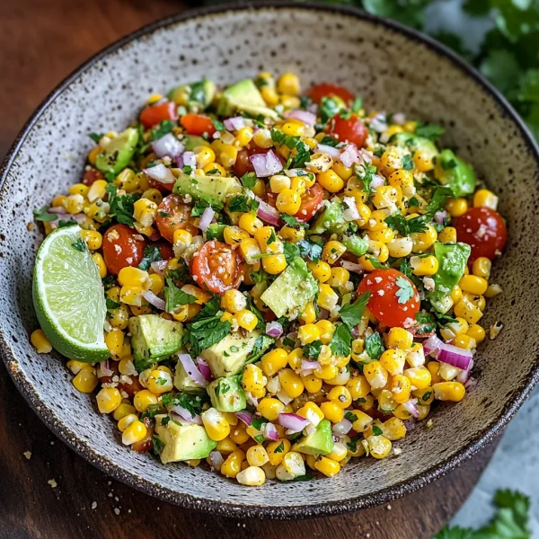 Summer Corn Salad with Avocado