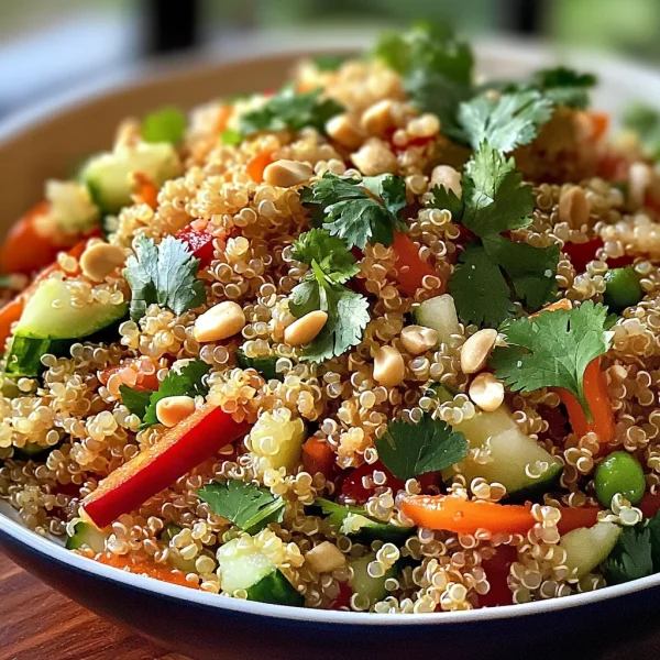 Thai Quinoa Crunch Salad: A Refreshing Healthy Delight!