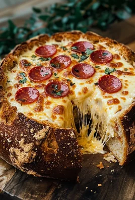 That's amore! cheesy BREAD BOWL PIZZA DIP!