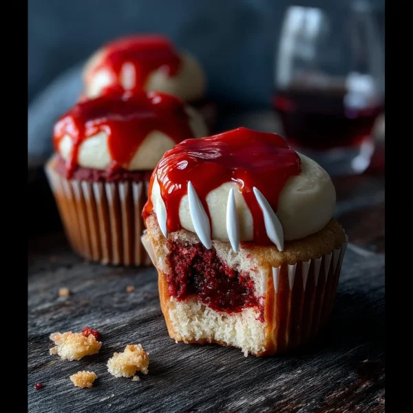 Vampire Bite Halloween Cupcakes: A Spooky Delight with a Deliciously Sinister Twist
