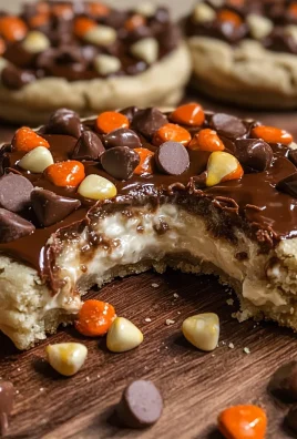 White Chocolate Reese’s Cheesecake Cookies