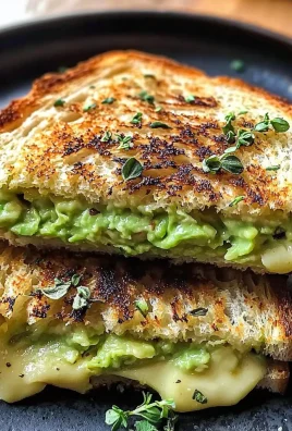 Creamy Avocado Grilled Cheese